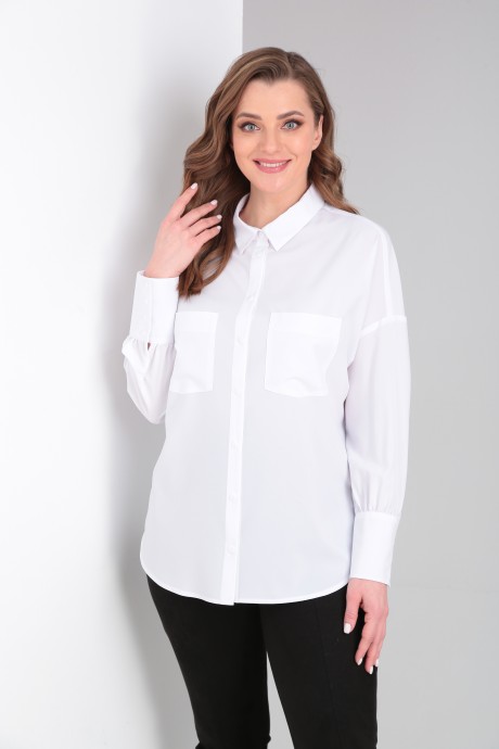 Рубашка Ликвидация MODEMA 525 /2 белый размер 54 #3