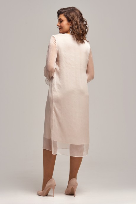 Вечернее платье Ликвидация IVA 1428 молочный размер 50 #10