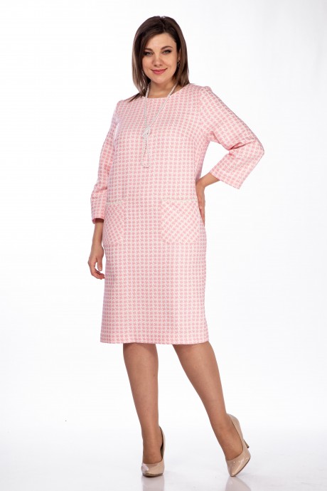 Платье Ликвидация Michel Chic 2114 розовый размер 54 #3