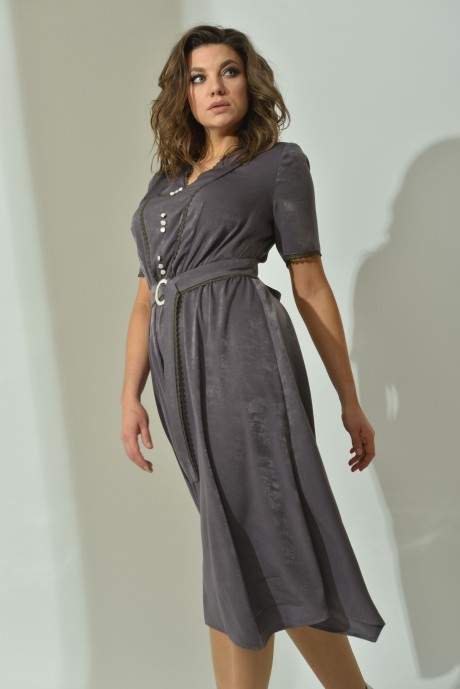 Платье Ликвидация Angelina Design Studio 534 серый размер 52 #3