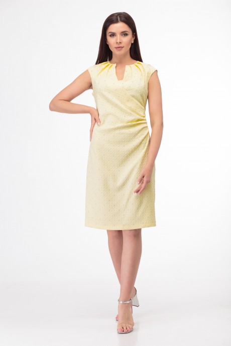 Платье Ликвидация Anelli 302 желтые тона размер 50 #2