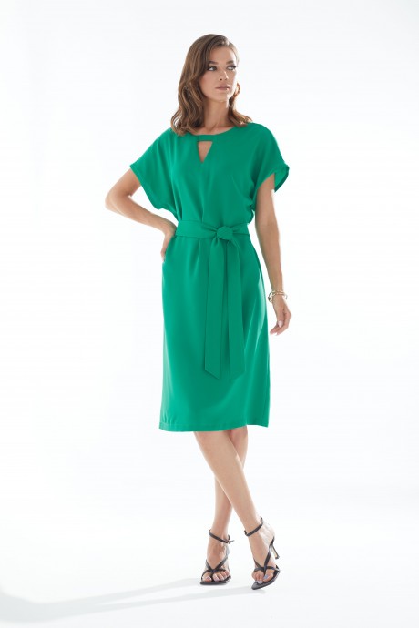 Платье Ликвидация Люше 3160 зеленый размер 56 #4