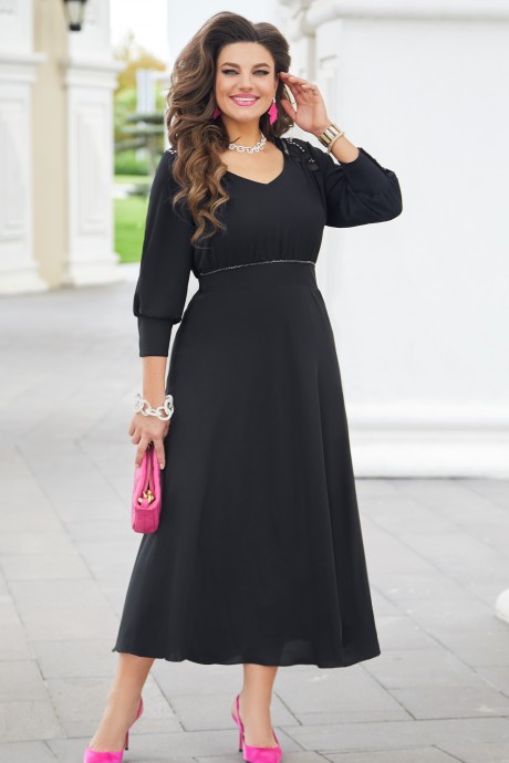 Платье Ликвидация Vittoria Queen 17223 черный размер 50 #2
