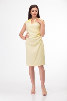 Платье Ликвидация Anelli 302 желтые тона #1