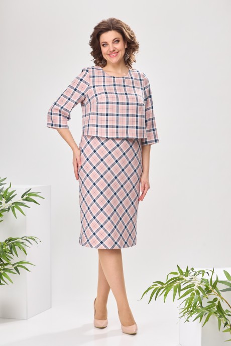 Платье Ликвидация Romanovich Style 1-2422 розовый размер 46 #1