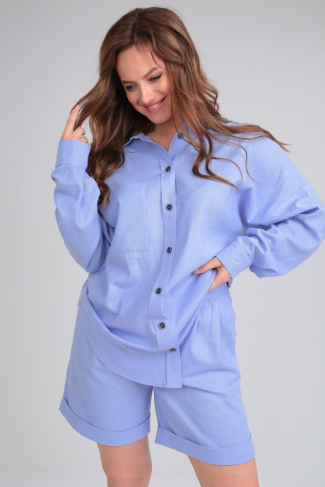 Костюм Ликвидация Michel Chic 1332 голубой размер 60 #5