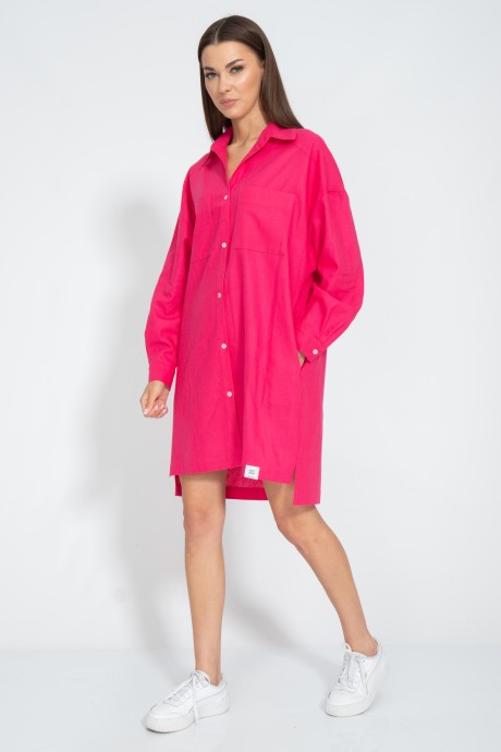 Платье Ликвидация KIVVIWEAR 3073 04 Фуксия размер 50 #2