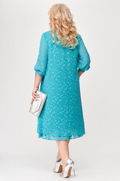 Вечернее платье Ликвидация ALGRANDA (Novella Sharm) A3814 -2-6 голубой размер 54 #8