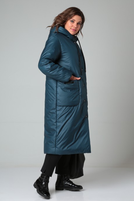 Пальто Ликвидация Lady Secret 8286 морская волна размер 52 #2