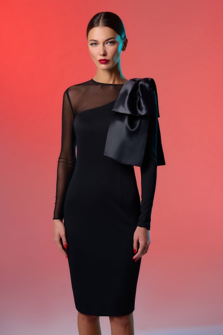 Вечернее платье Ликвидация DiLiaFashion 0792 черный размер 54 #2
