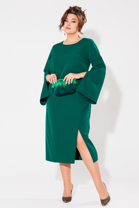 Вечернее платье Ликвидация Anelli 1431 зеленый размер 58 #2