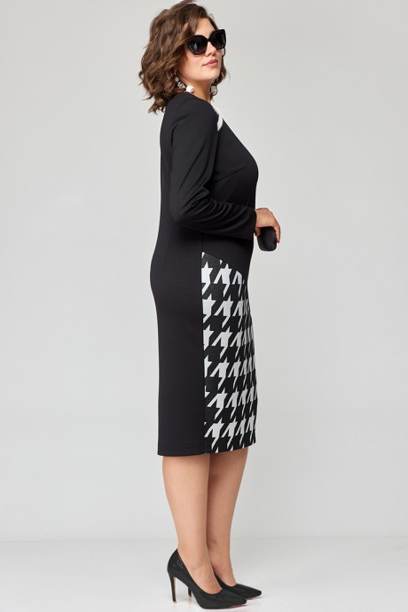 Платье Ликвидация EVA GRANT 9000 черно-белый размер 54 #3