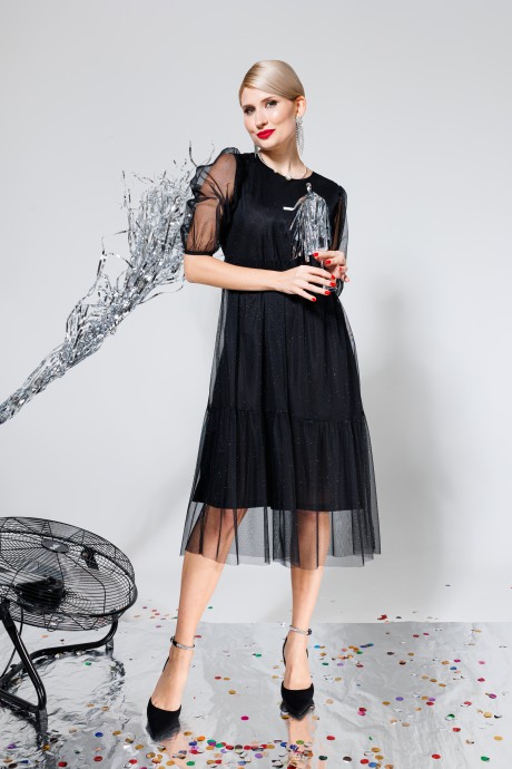 Вечернее платье Ликвидация KOKOdea 212480.2 черный размер 52 #2
