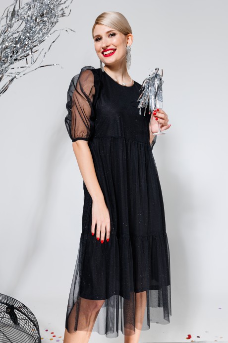 Вечернее платье Ликвидация KOKOdea 212480.2 черный размер 52 #3