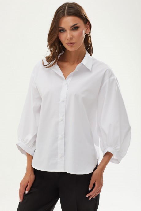 Блузка Ликвидация Люше 3492 белый размер 58 #2