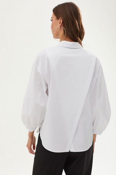 Блузка Ликвидация Люше 3492 белый размер 58 #5
