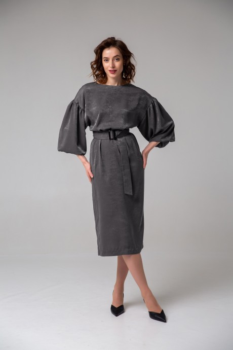 Платье Ликвидация Ivera Collection 1060 Серый размер 44 #1