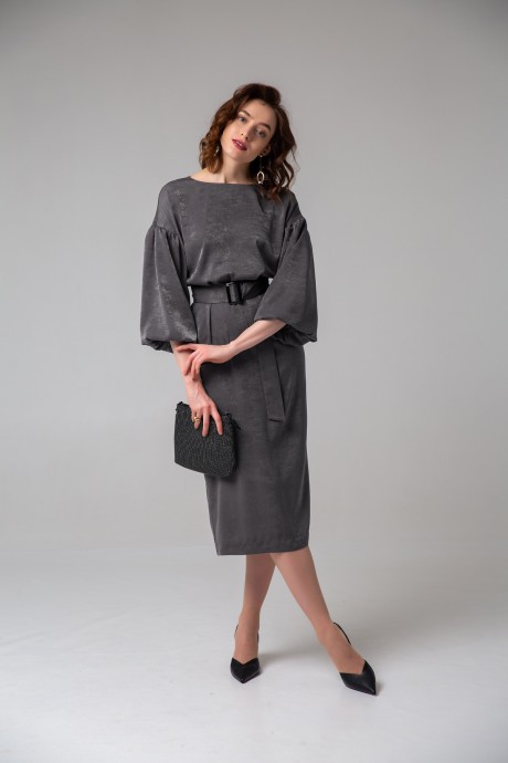 Платье Ликвидация Ivera Collection 1060 Серый размер 44 #3