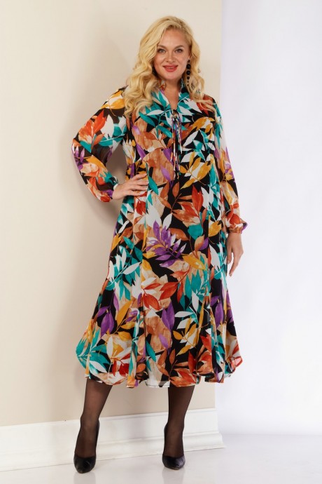 Платье Ликвидация Celentano 4010.2 листва, мультиколор размер 58 #2