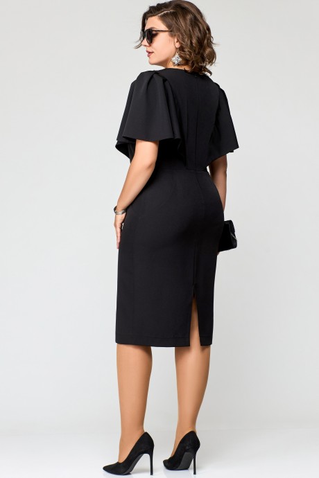Вечернее платье Ликвидация EVA GRANT 7295 черный размер 56 #5