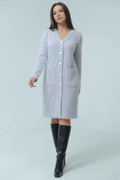Платье Ликвидация Ma Cherie 4045 серый размер 48 #4