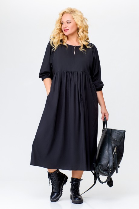 Платье Ликвидация Swallow 675.1 чёрный размер 56 #2