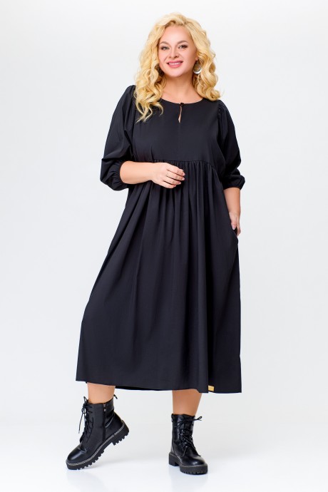 Платье Ликвидация Swallow 675.1 чёрный размер 56 #3