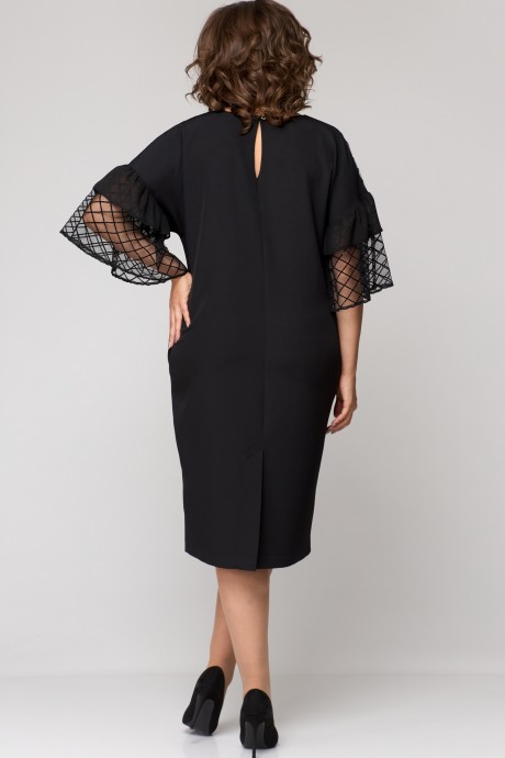 Вечернее платье Ликвидация EVA GRANT 7293 черный размер 58 #5