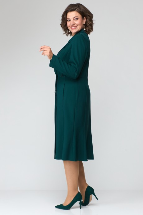 Платье Ликвидация Anastasia Mak 1121 зелёный размер 56 #6