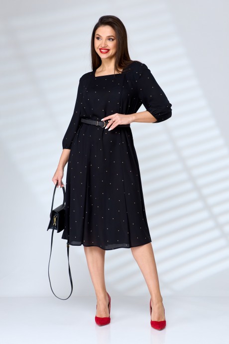 Платье Ликвидация Anastasia 1072 черный размер 60 #1