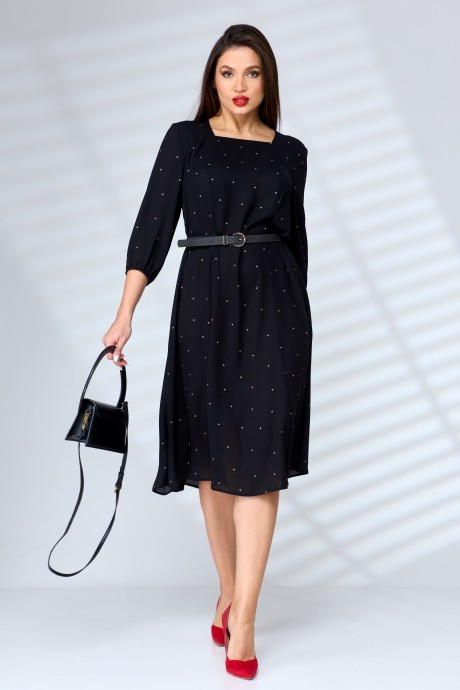 Платье Ликвидация Anastasia 1072 черный размер 60 #3
