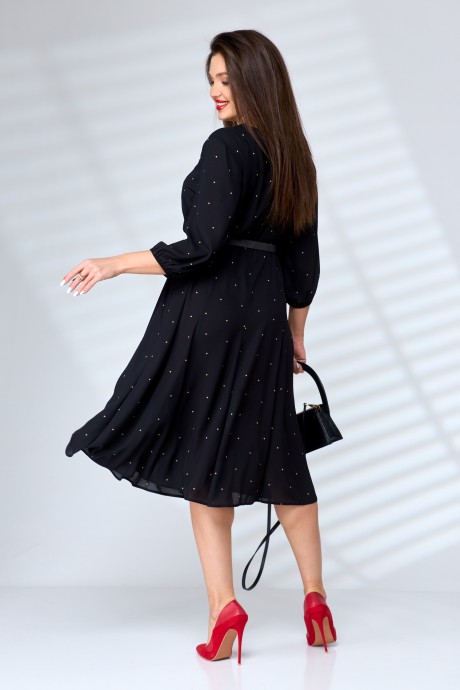 Платье Ликвидация Anastasia 1072 черный размер 60 #4