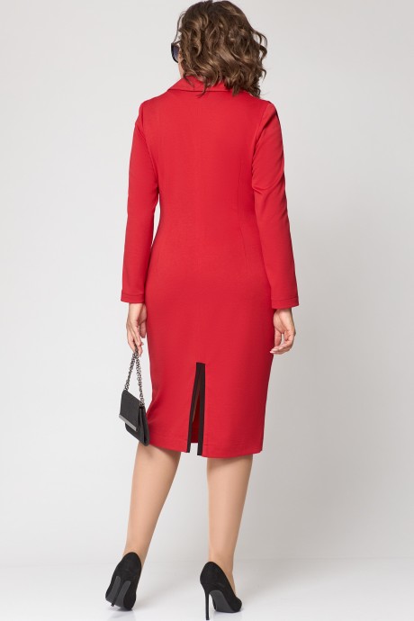 Вечернее платье Ликвидация EVA GRANT 7297 красный размер 58 #7