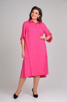 Платье Ликвидация Мублиз плюс 030 Розовый #1