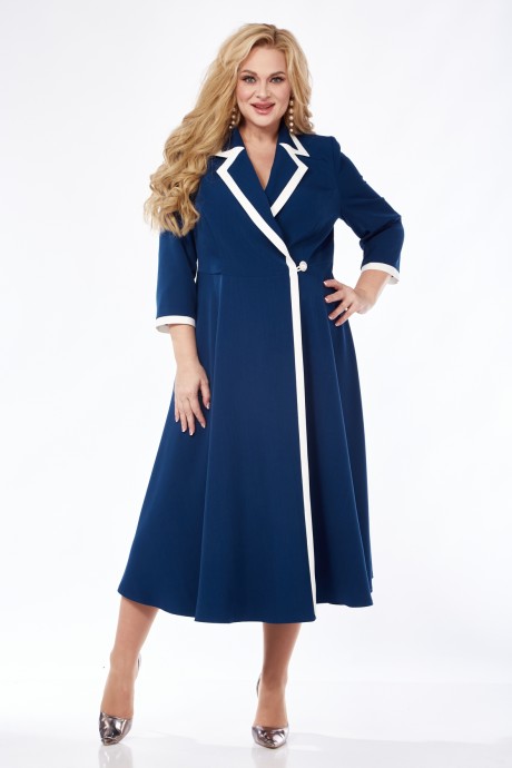 Вечернее платье Ликвидация Pretty 5103 синий размер 56 #1