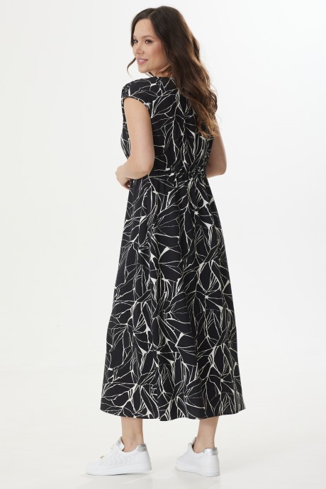 Платье Ликвидация Магия Моды 2421 черно-белый размер 52 #5