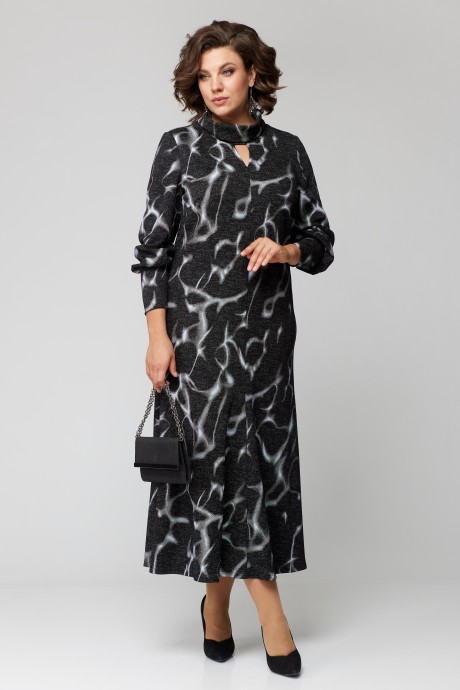 Вечернее платье Ликвидация EVA GRANT 7223 черный размер 50 #2