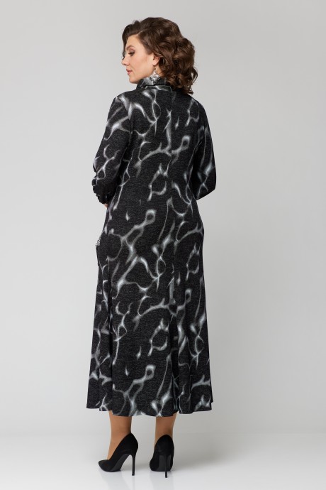 Вечернее платье Ликвидация EVA GRANT 7223 черный размер 50 #7