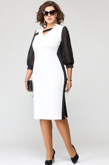 Вечернее платье Ликвидация EVA GRANT 7220 черно-белое #1