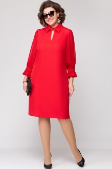 Платье Ликвидация EVA GRANT 7185 красный #1