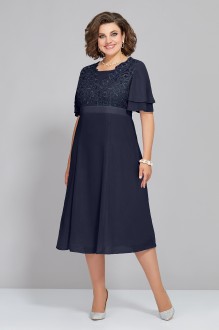 Вечернее платье Ликвидация Mira Fashion 5274 -3 тёмно-синий #1