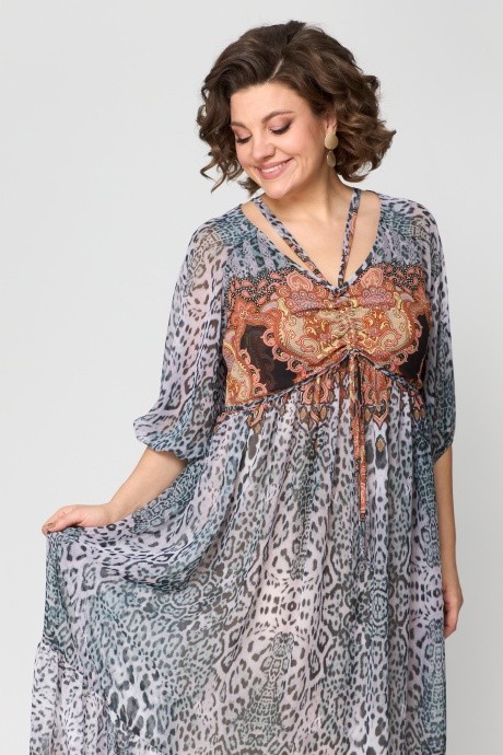 Платье Ликвидация Anastasia Mak 1150 мультиколор размер 50 #3
