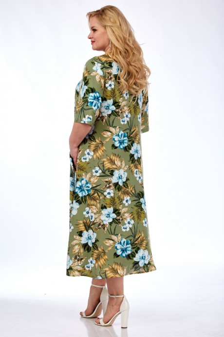 Платье Ликвидация Celentano 5020.1 оливковый размер 52 #5