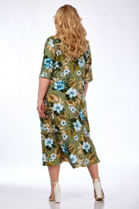Платье Ликвидация Celentano 5020.1 оливковый размер 52 #6