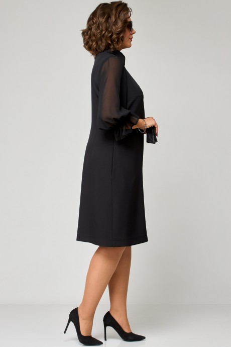 Платье Ликвидация EVA GRANT 7185 черный размер 50 #7
