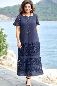 Платье Ликвидация Vittoria Queen 20883 темно-синий #1