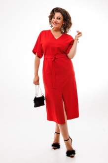 Платье Ликвидация Anelli 1391 Красный #1