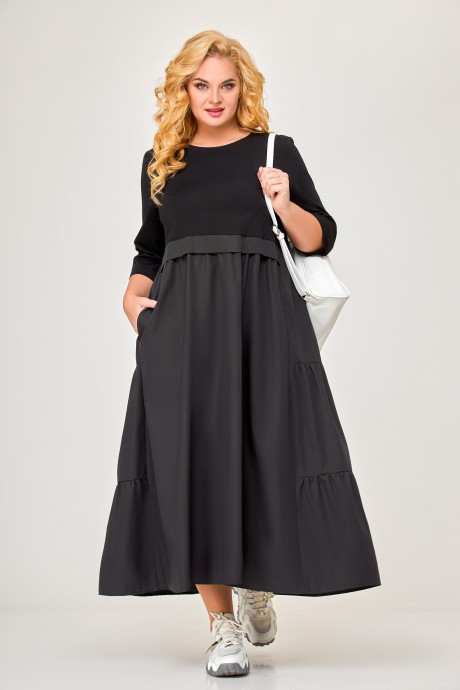 Платье Ликвидация Swallow 606 черный размер 62 #5