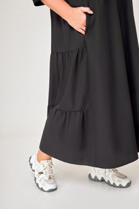 Платье Ликвидация Swallow 606 черный размер 62 #6