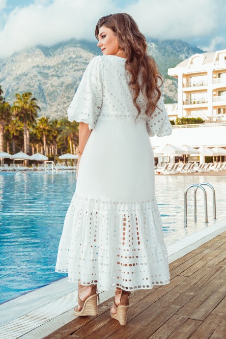 Платье Ликвидация Vittoria Queen 20763 белый размер 58 #3